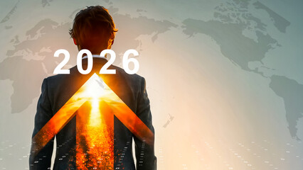 Future-oriented business leader advancing toward 2026