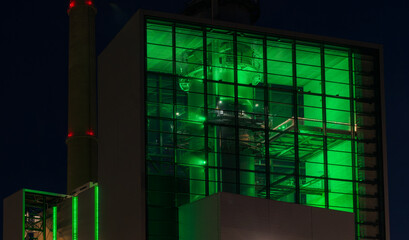 Natural gas power plant with combined heat and power – security of supply and high efficiency –...