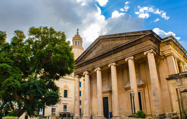 Obraz premium St Paul s Pro-Cathedral is an Anglican pro-cathedral of the Diocese in Europe, Independence Square, Valletta, Malta