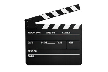 Obraz premium Film clapper board opening movie production process