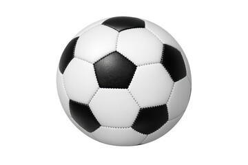 Fototapeta premium Soccer ball on transparent background representing sport and game