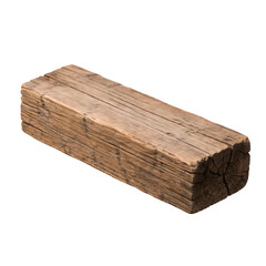 Fototapeta premium Wooden Beam Block