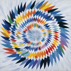 Abstract Colorful Spiral Design