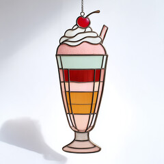 パフェステンドグラスチャーム