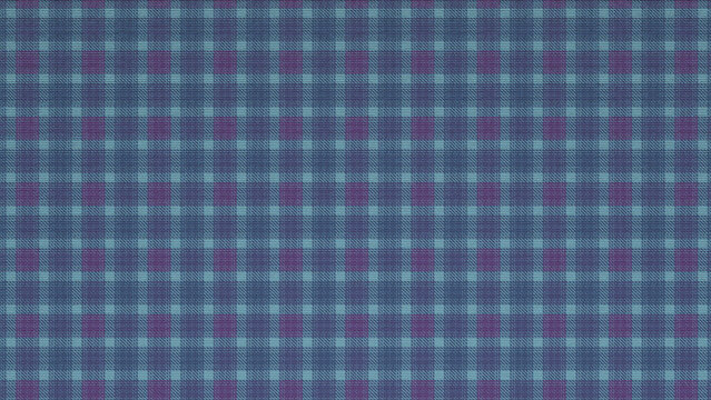 Subtle blue and purple plaid fabric texture, cool-toned checkered pattern for modern or casual designs