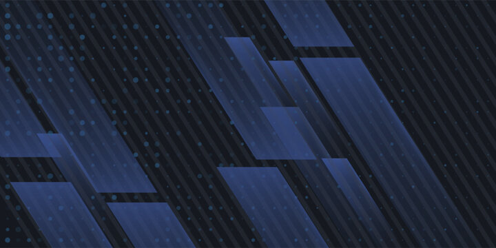 Modern blue abstract banner background with shadow 3d layered light rectangle. Vector illustration design for presentation, banner, cover, web, flyer, card, poster, wallpaper, texture, slide