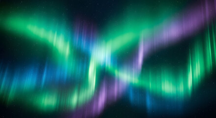 Vibrant Aurora Borealis Northern Lights Display.