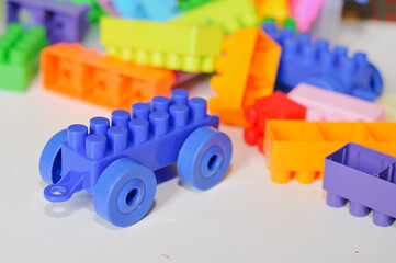 lego on white background © and