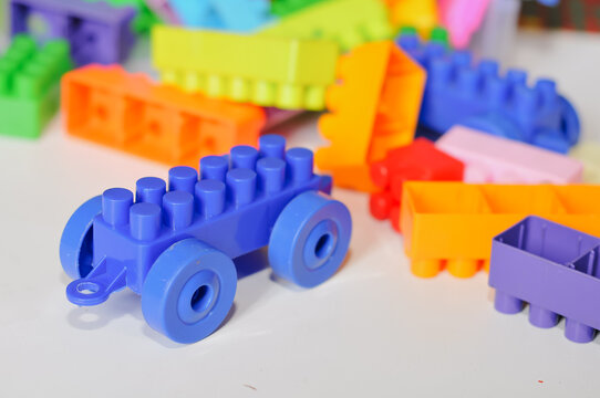 lego on white background