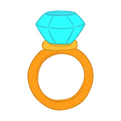 Valentine Ring Diamond Icon
