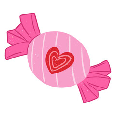 Valentine Pink Candy Icon