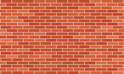 Fototapeta premium Brown brick wall background. vector Eps 10