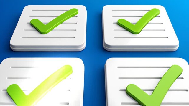 Check mark icon graphic illustration symbolizing approval and validation