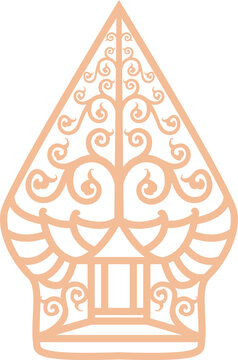 Gunungan Wayang Kulit Ornament Traditional Java