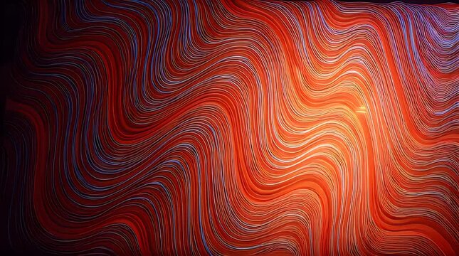 Abstract Red Pattern with Light Effects.