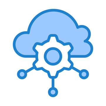 Api Integration Icon - Blue Style