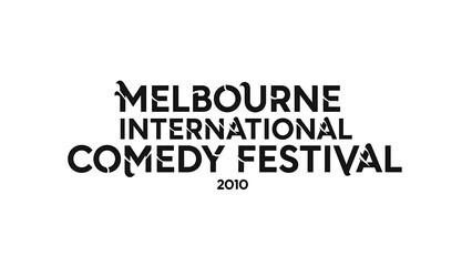 Fototapeta premium Melbourne International Comedy Festival logo with 2010 date