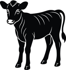 Obraz premium cow vector illustration