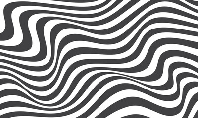 Black grey wavy stripes abstract background for backdrop or fabric style