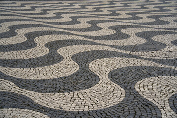 Lisbon's cobblestone mosaic