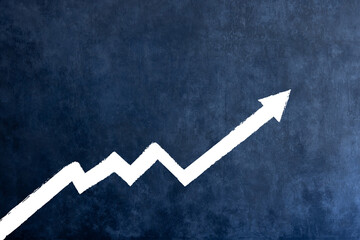 矢印　上向き　サクセス