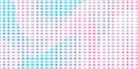 Digital wave pattern with pastel blue and pink hues 