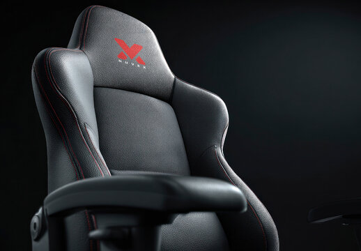 Ergonomic Gaming Chair Mockup PSD