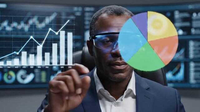 Data analysis and financial technology with interactive dashboard interface