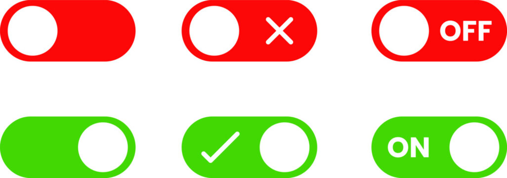 ON and OFF buttons