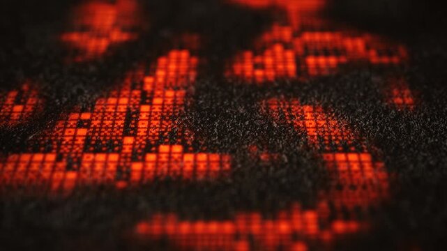 Cinematic Retro Alien Hieroglyphs Activate over Ruins - Government Coverup