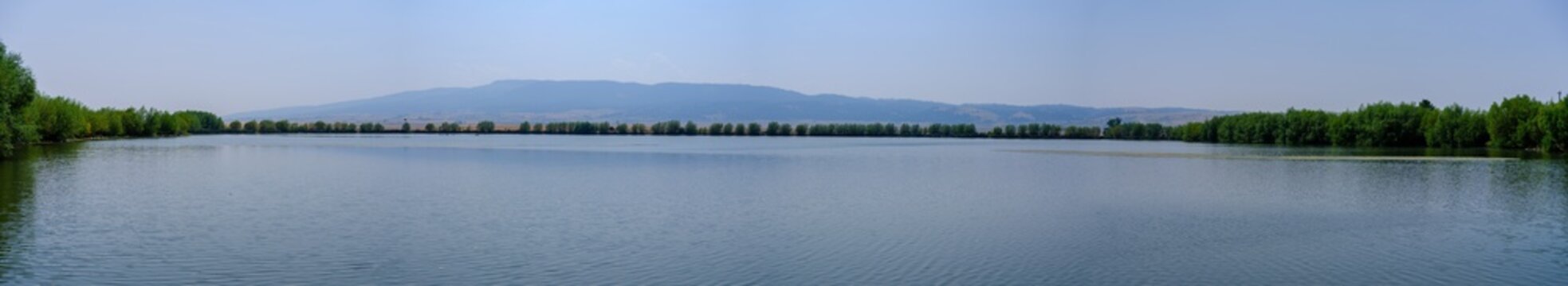 Panorama of the peaceful waters of Tolo Lake near Grangeville, Idaho, USA