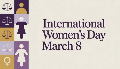 International Women&rsquo;s Day women rights and equality conceptual empowerment background
