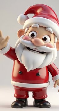 pap&aacute; noel, navida, dibujos animados, vacaciones, gorros, rojo, ilustraci&oacute;n, regalo, vector, de invierno, aislada, blanco, alegre, celebraciones, barba, actualidad, ciclos, sonrisa, a&ntilde;o nuevo, car&aacute;cter