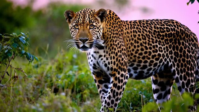 Leopard in Natural Habitat