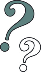 Obraz premium question mark symbol