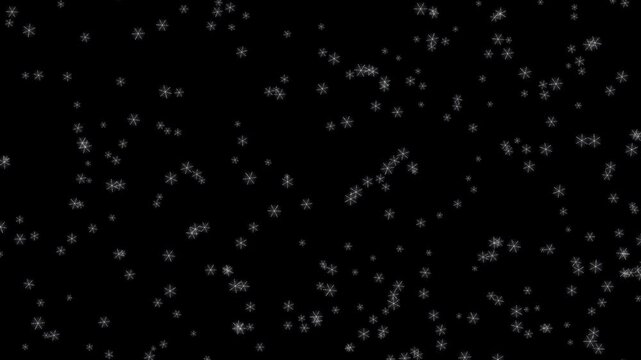 Snow overlay dusting a dark scene with sparse white snowflakes