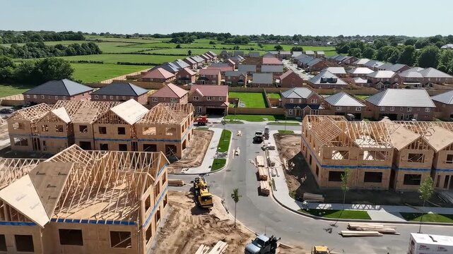 New housing development under construction