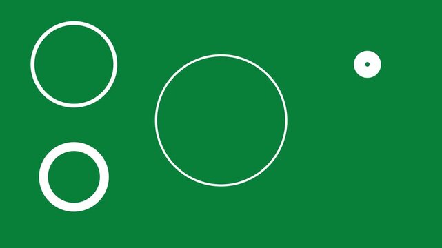 Circle Highlight Motion graphics Pop-up line loop animation, circle in Explosion animated, firework sparkle on green screen background, line blast movement of modern fireworks explosion. 4k
