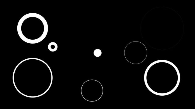 Geometric firework circle burst pop-up with bursts and sparks. fireworks circle blast in celebration, ellipse bursting, circle burst line shape, shiny, blast on black screen background. 4k animation