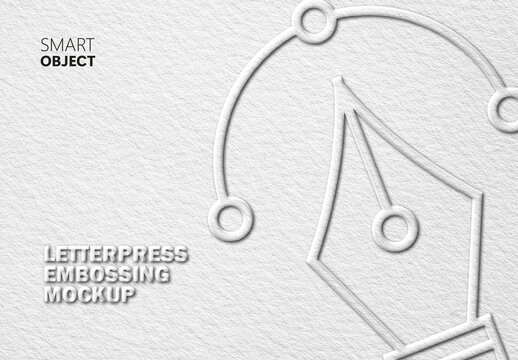 Letterpress Embossing Text Effect