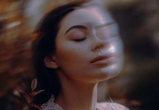 Grainy Blur Dissolving Photo Effect
