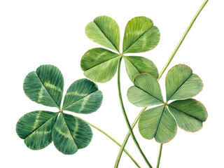 four leaf clover isolated