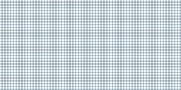 Seamless gray and white gingham pattern. Classic checkered fabric texture background for picnic, fashion, tablecloth, and scrapbooking design.
