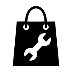 Repair tool bag or service kit logo