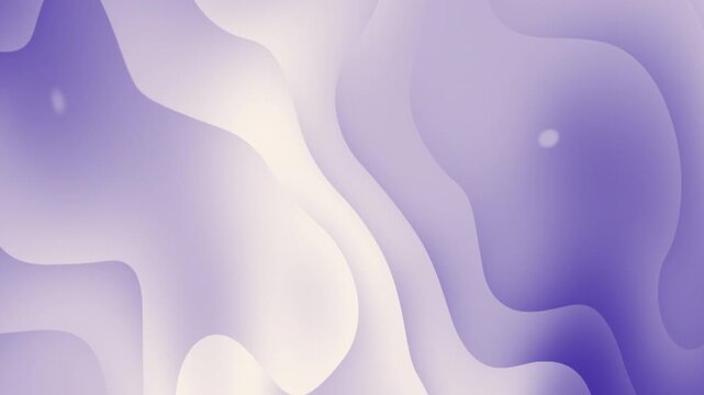 Abstract Gradient Waves Soft Purple Lilac Smooth Flowing Organic Shapes Gentle Motion Background