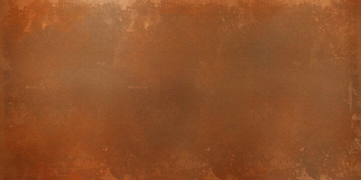aged copper brown grunge texture background displays weathered metallic surfaces with rich patina, scratches, and worn details, creating a warm yet gritty atmosphere that conveys history, depth