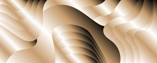 Abstract background with gold color shapes
