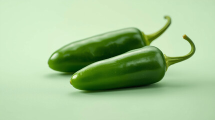 Jalapeno Chili Minimal Food Background