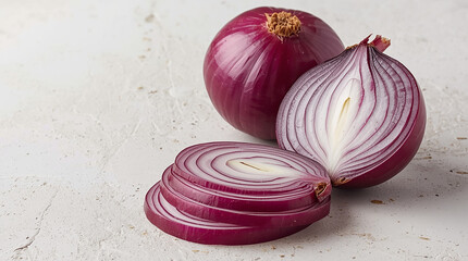 Fresh Red Onion Cooking Ingredient Photo