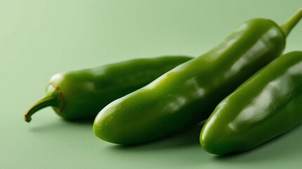 Jalapeno Pepper Healthy Food Stock Photo